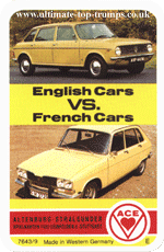 English Cars vs French Cars