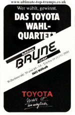 Das Toyota Wahl-Quartett