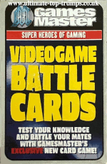 Video Game Battle Cards - Games Master