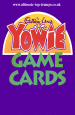 Yowie Game Cards - Cadbury