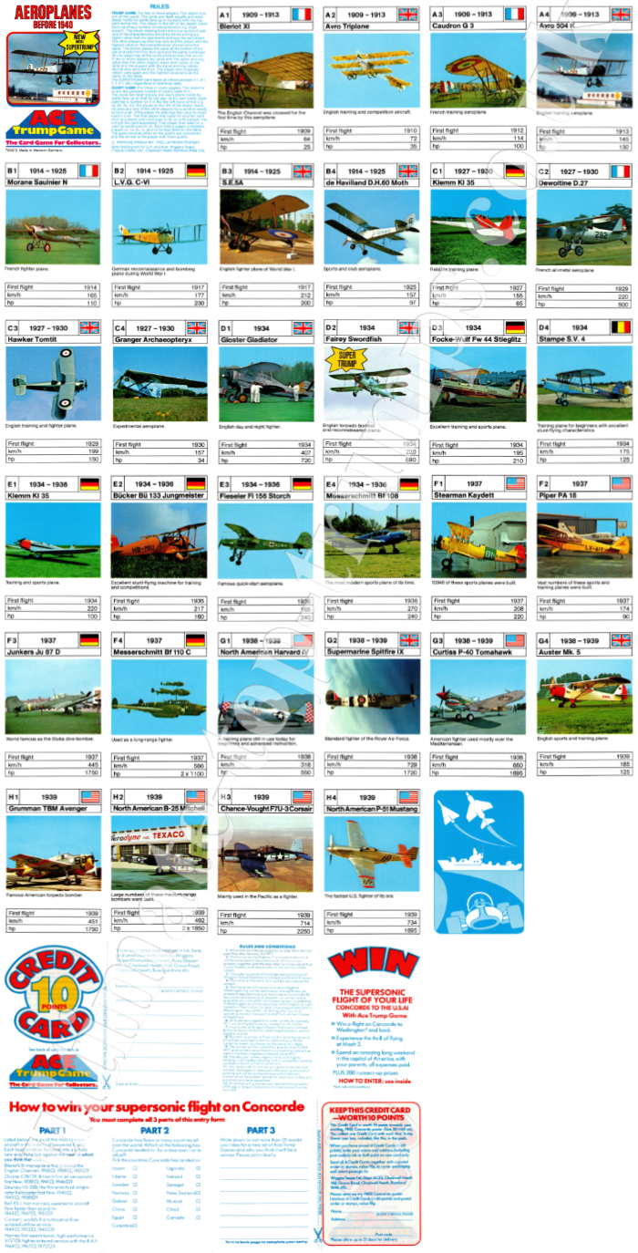 Aeroplanes Before 1940