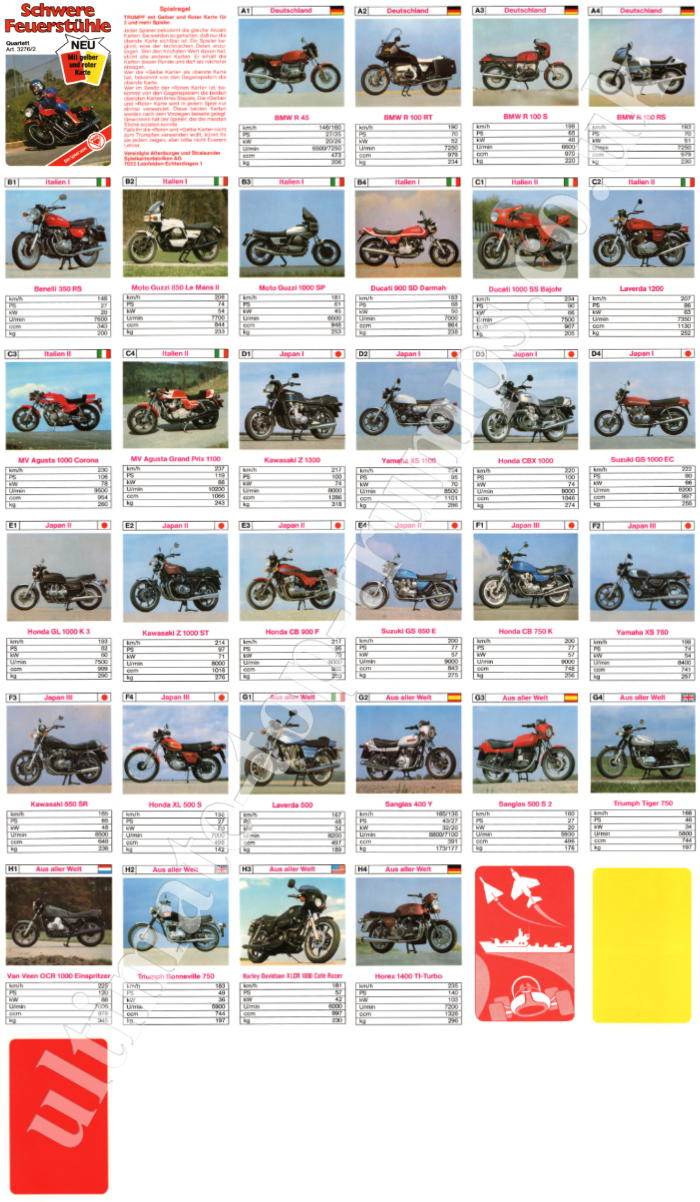 Schwere Feuerstühle