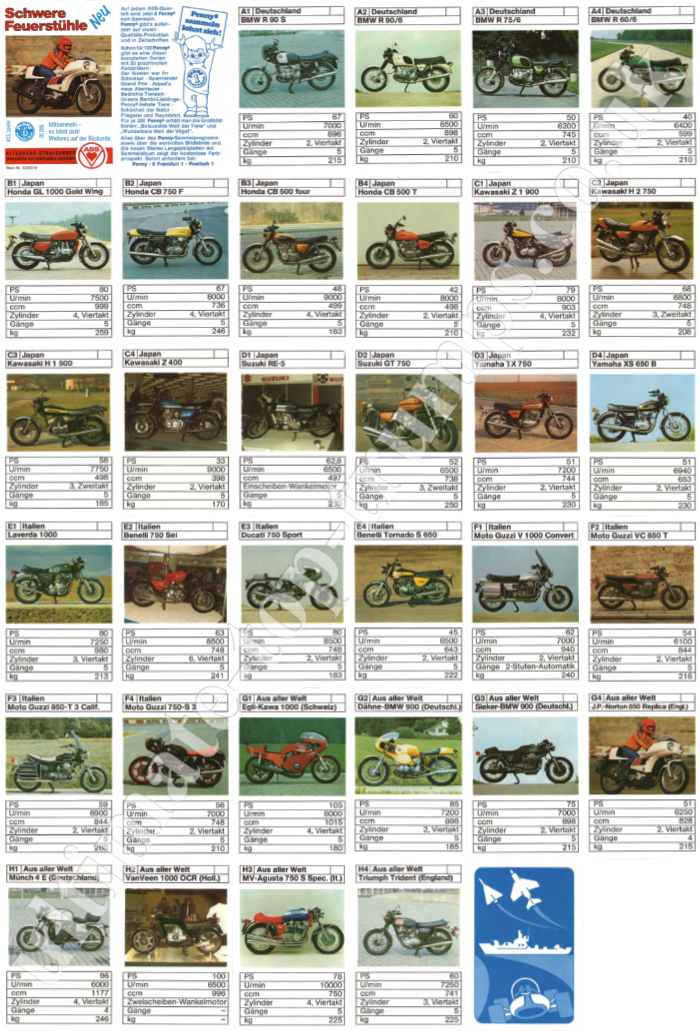 Schwere Feuerstühle