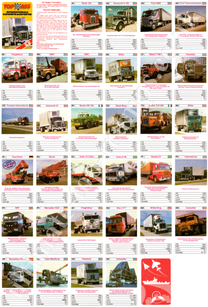 Internationale Schwertransporter