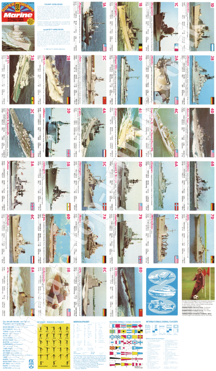 Marine Kriegsshiffe aus aller Welt