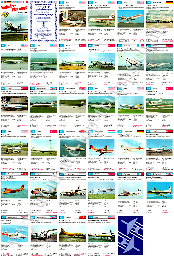 Verkehrs-Flugzeuge