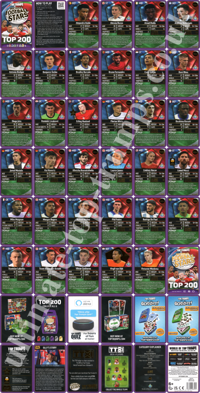 World Football Stars (purple chrome)