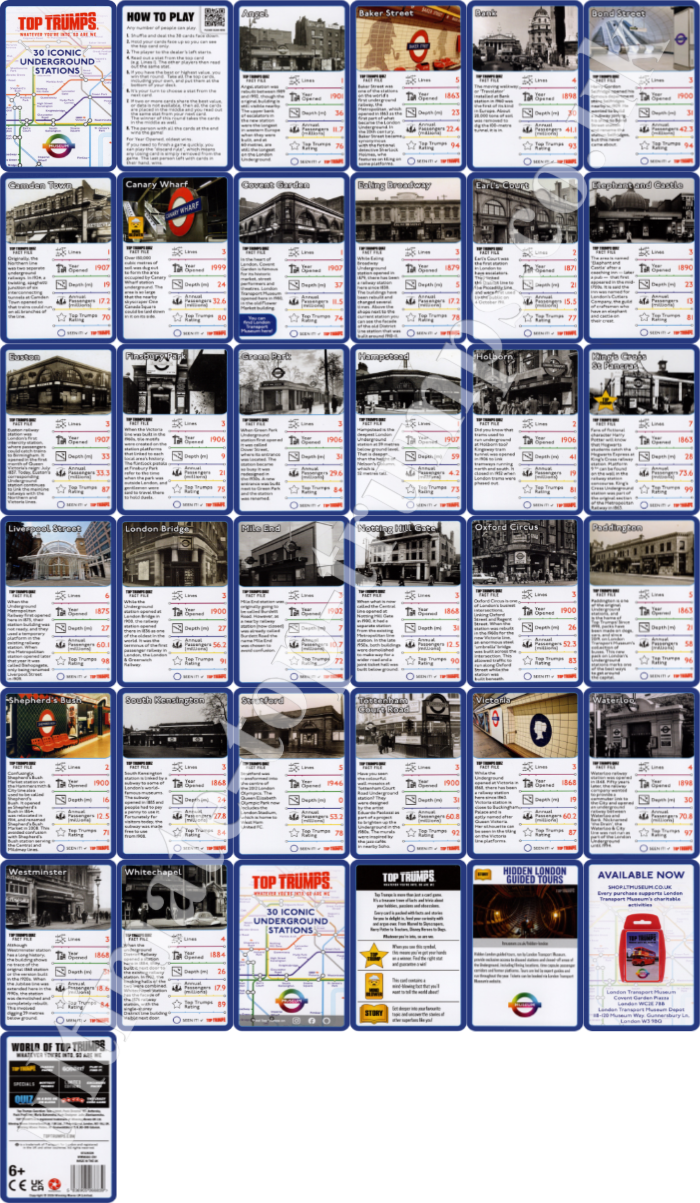 30 Iconic Underground Stations