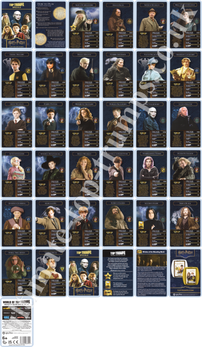 Harry Potter - 30 Witches and Wizards