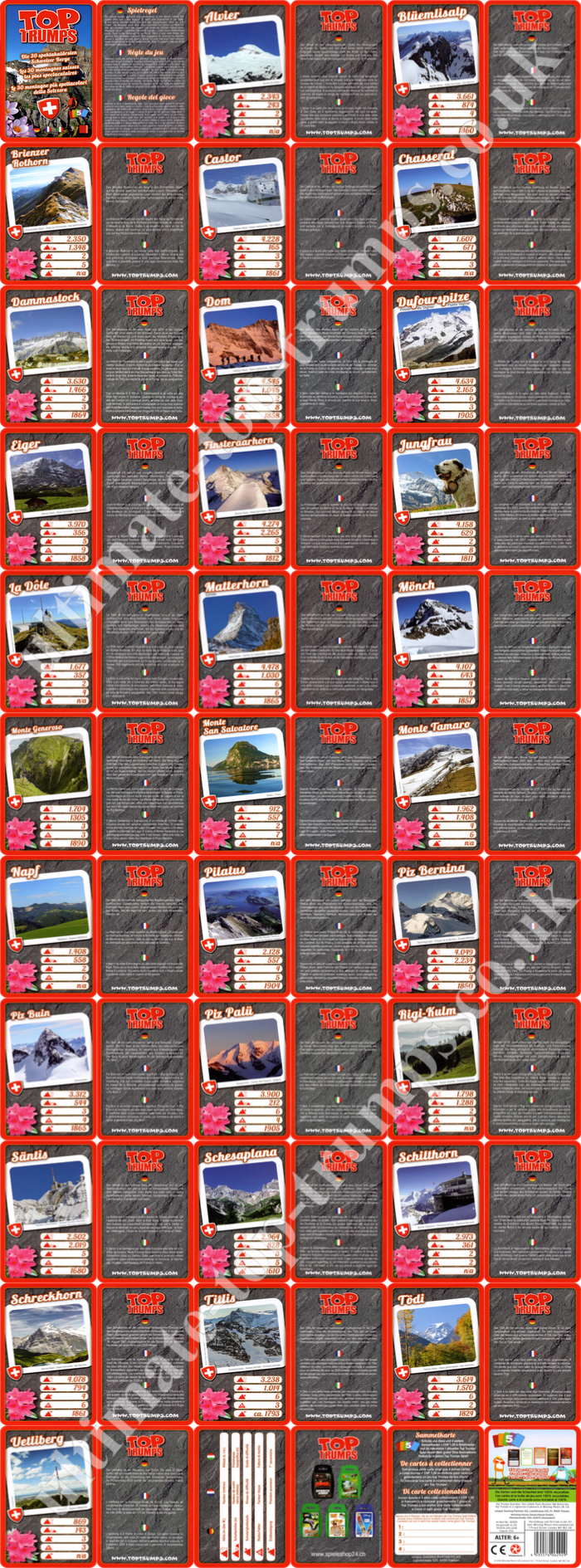 Die 30 Spektakulästen Schweizer Berge