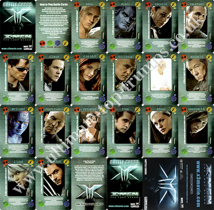 X-Men Battle Cards Pack 1